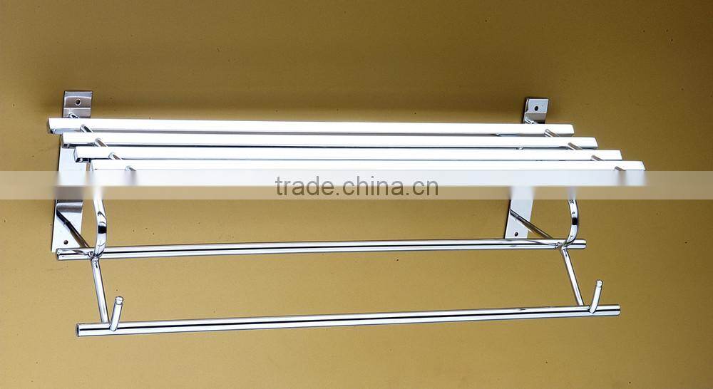 Chaoan 2015 bathroom accessories stainless steel hotel outdoor towel shelf.