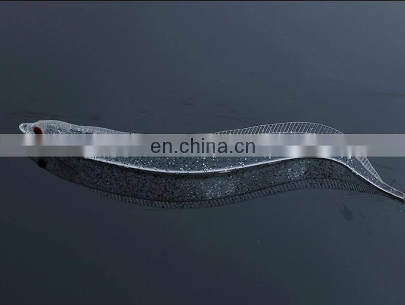 Pesca 150mm 3.5g Soft Fishing Bait 7 Colors Luminous Baits Lures Saltwater Ribbonfish Lures