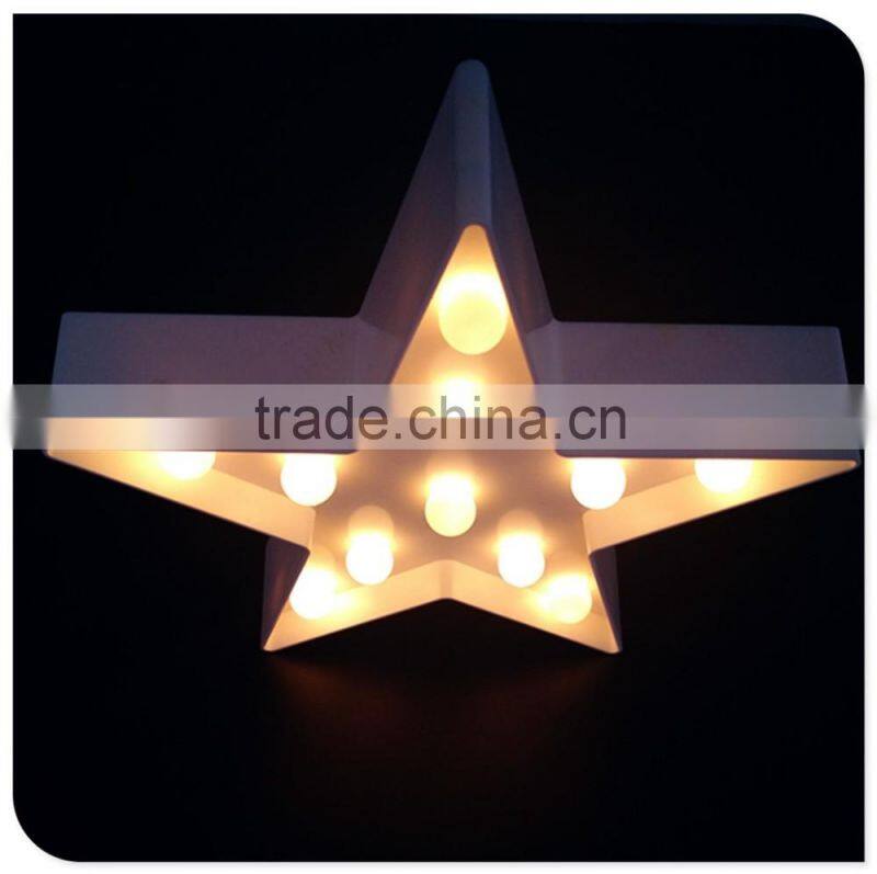 christmas motif novel big star decoration holiday light