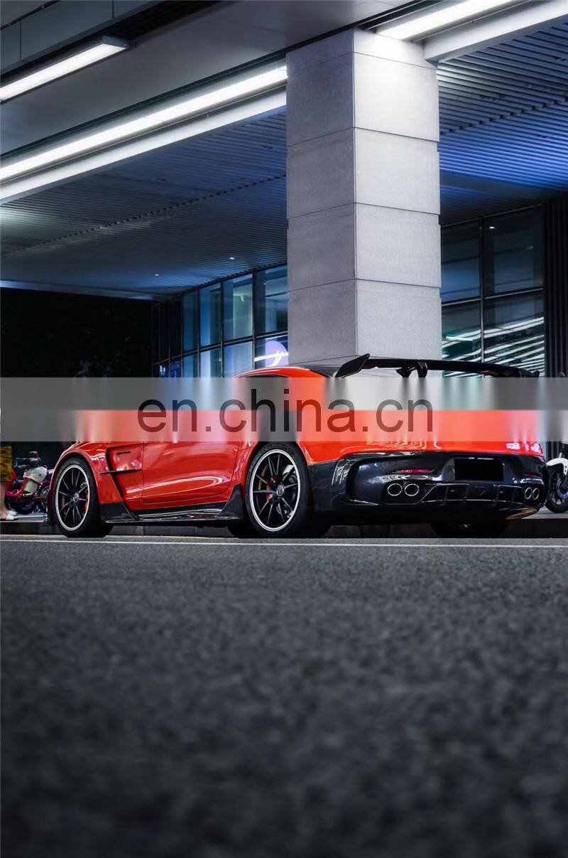 Runde Black Series For Mercedes-Benz Amg GT GTS GTR Upgrade BS Style FRP+Carbon Body Kit Front Rear Bumper Spoiler Fender Hood