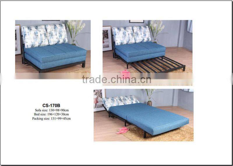 Metal Frame Leg Less Floor Sofa Bed
