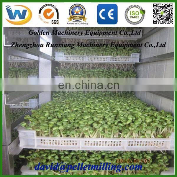 Automatic animal feed seed cattle green fodder bean sprout growing machine