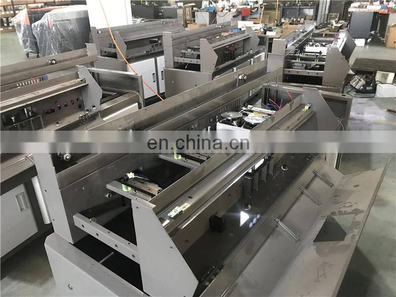 UK5 semi automatic Hot thermal glue spine book binder, hotmelt eva glue notebook binding machine