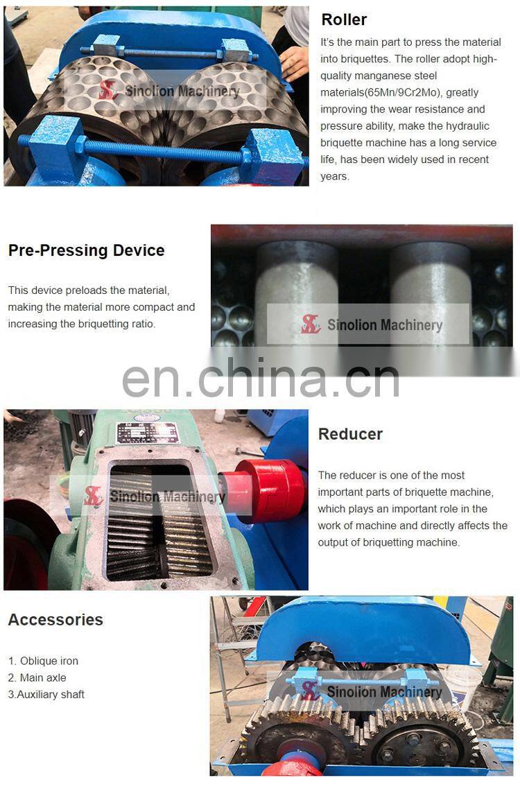 High technical coal ball press supplier hot sale coal briquetting line