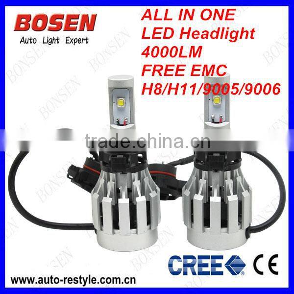 2014hot sale gold lightall in one led head light led fog light H1,H3,H4,H7,H6,H10.H11,H16,P13,PSX,9005,9006,880,881