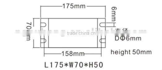 100-300V 347V 480V low frequency induction lamp 50W electronic ballast energy saving ballast