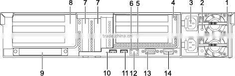 Professional Server supplier HUAWEI RH2288H V3 2U fusion storage system server with GE ports