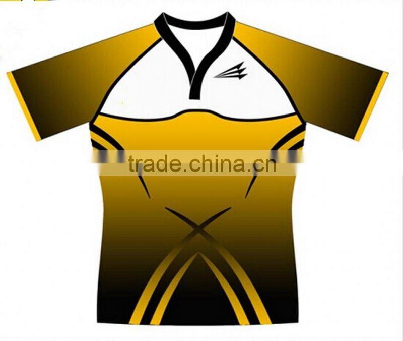 Custom size and color for argentina rugby jersey