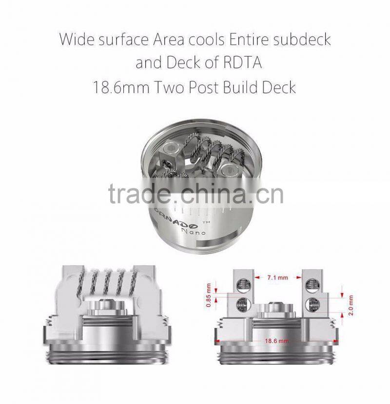 IJOY Tornado nano 4.0ml from CACUQ tornado nano RTA tank hot selling mini RTA