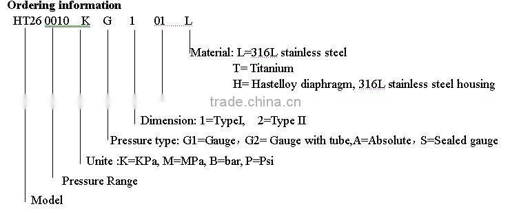 micro pressure sensor