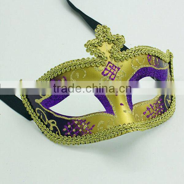 Supply fantastic adult men masquerade Mask cheap black party mask for sale different colors available
