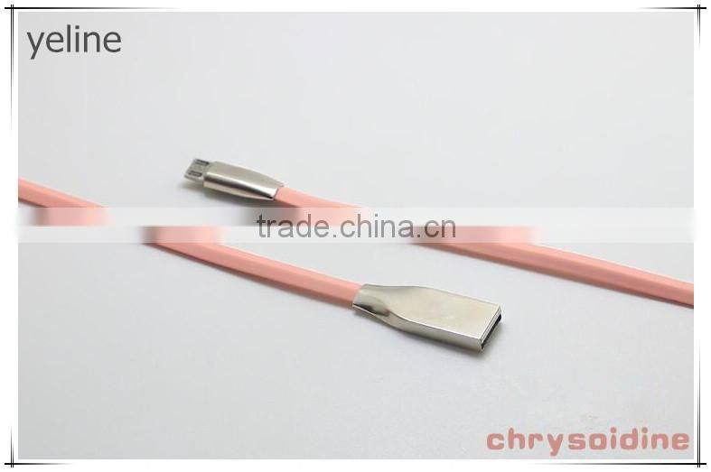 TOP good ABS + metal data cable for Lenovo K3/VIBE K5/P1