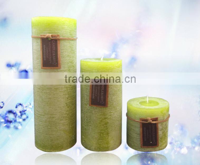 Rustic Pillar Candle , Aroma Candle, Multi-Color Candle, Gift Candle, Decorative Candle Factory, , Jeff:+18332087698