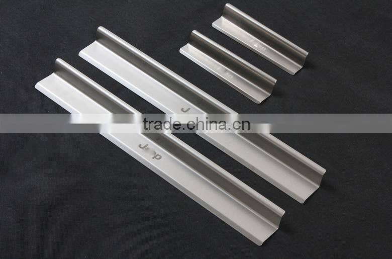 Stainless steel door sills scuff plate For Jeep Wrangler Jk door sill 4*4 auto accessories