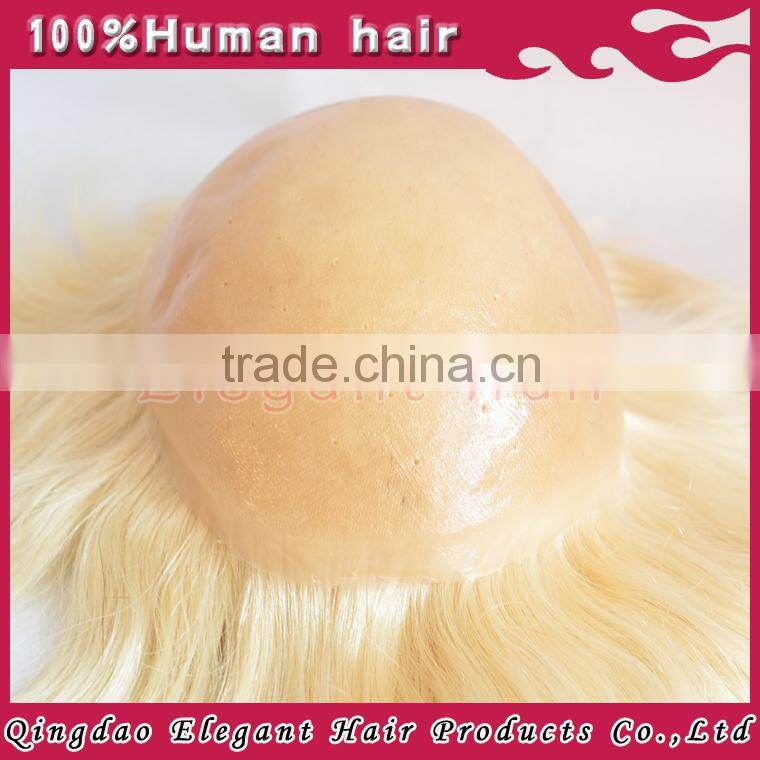 2015 Eleganr hair new arrival unprocessed virgin European man toupee hair