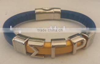 magnetic leather handmade bracelet bangle Alpha Phi Alpha divine bracelets,APA greek customized Fraternity Sorority jewelry