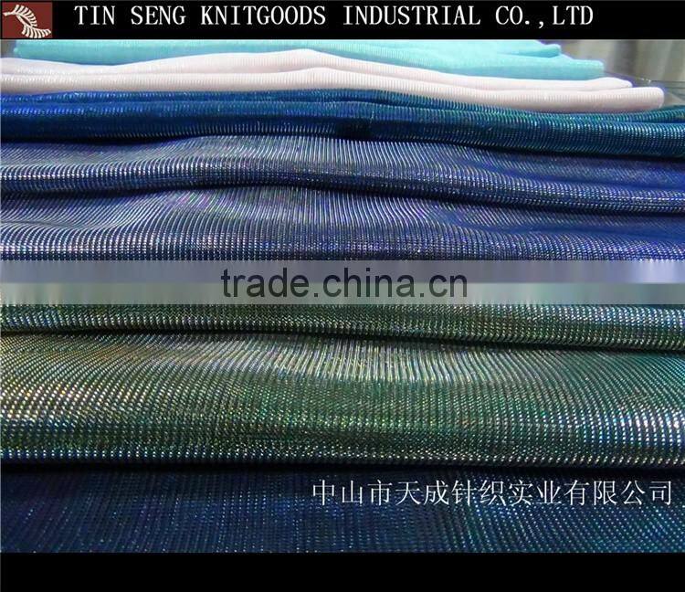 indian moonlight fabric with line interlacing color changing fabric