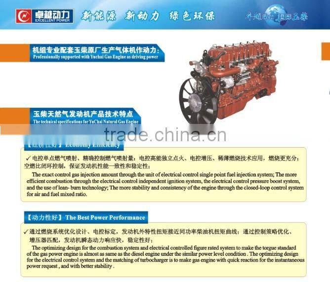 300KW Natural gas set