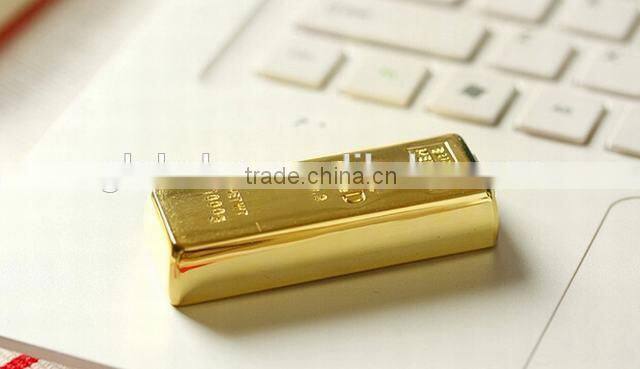 100% real capacity Gold Bar USB Thumb Drive 4-64GB