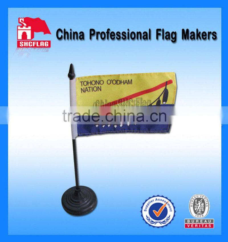 Table top flag stand/ Tabl flag/National desk flag