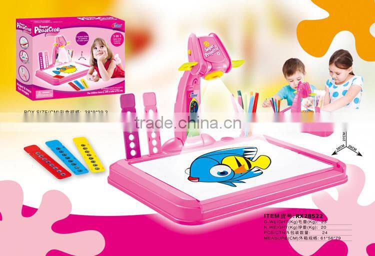 Newest educational kids flashing light toy projector led toys