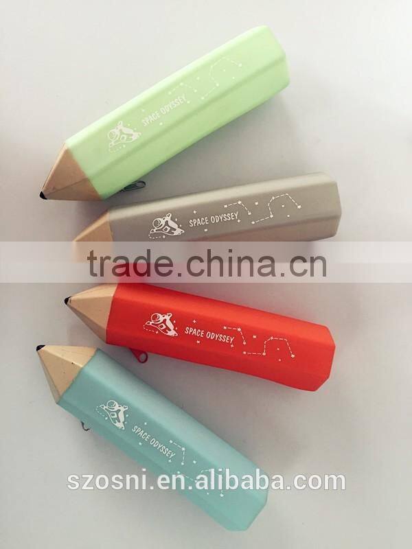 Osni silicone pencil case pencil shape sweet color pencil case