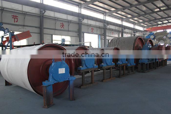 Head/tail driving pulley for belt conveyor