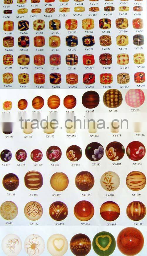 SB0711 Natural Round Burly Wood Beads ,Wood Grain Beads,Wooden Round beads