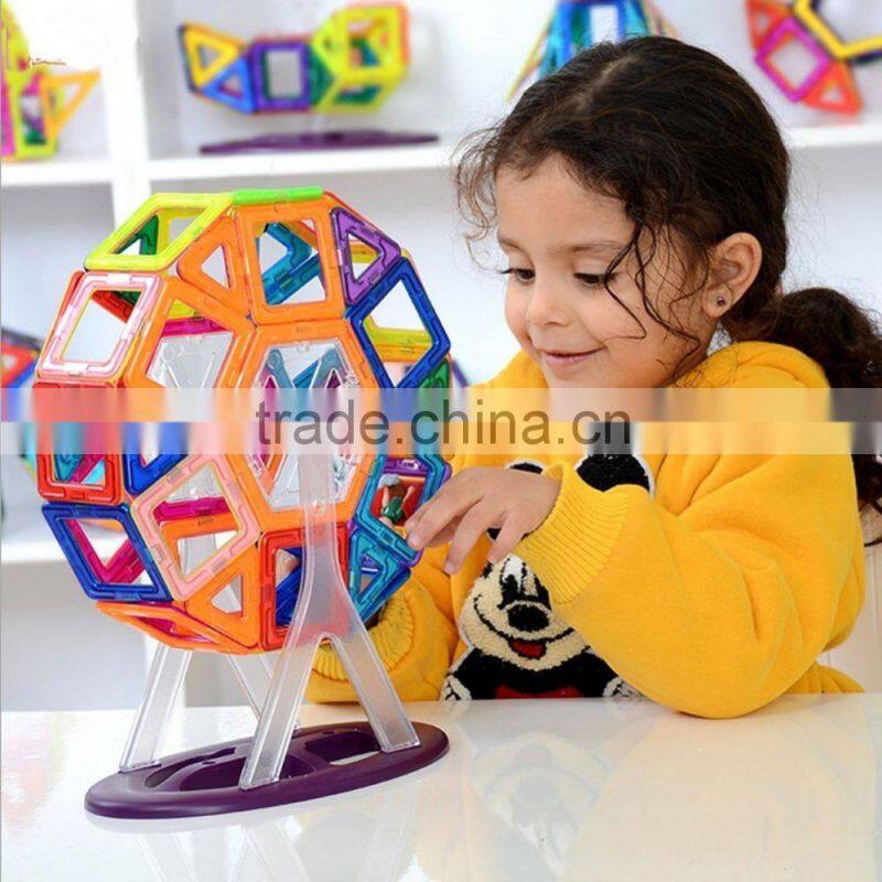 80pcs kids plastic magformers set blocks toy for sale