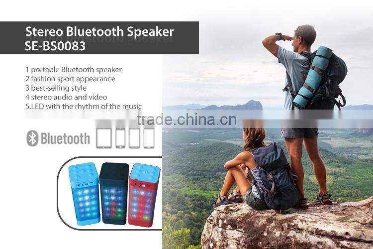 Portable Wireless Bluetooth Speaker Powerful Sound with Build in Microphone Rechargeab