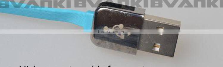 2016 New Technology USB Sync Data Charger Cable,Tablet Android 1M 2M 3M Flat Micro USB Cable,Flat Noodle Data USB Charger Cable