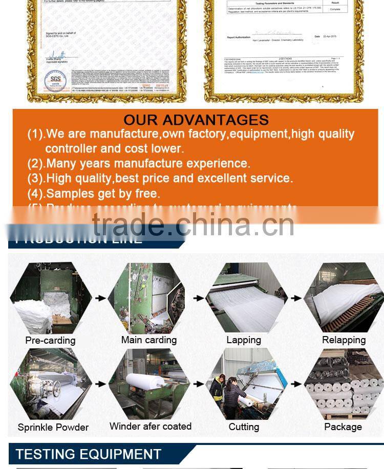 blue 100% polyester non woven fresh flower wrapping paper