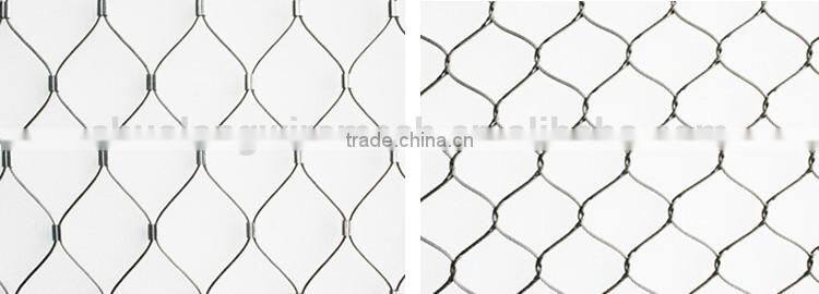 stainless steel cable rope bird netting mesh