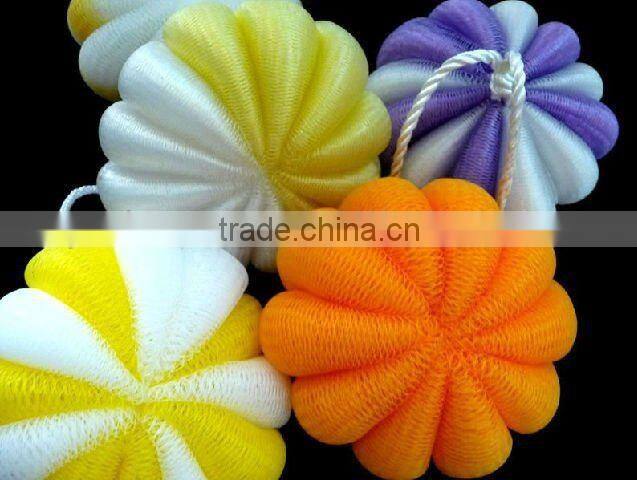 Mesh Puff/bath accessories face cleaning sponge