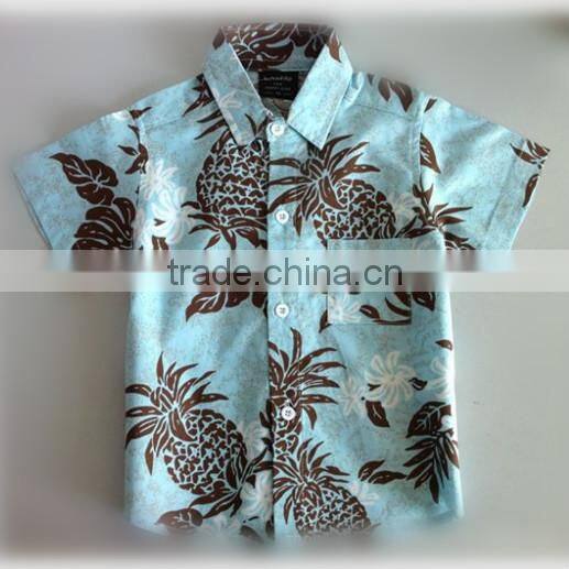 Kids Wear Manufacturer Children Hawaiian Shirt for Kid