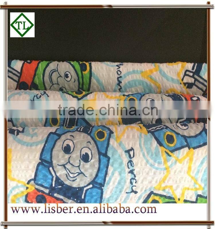 100 Cotton High Quality For Baby Seersucker Fabric Wholesale