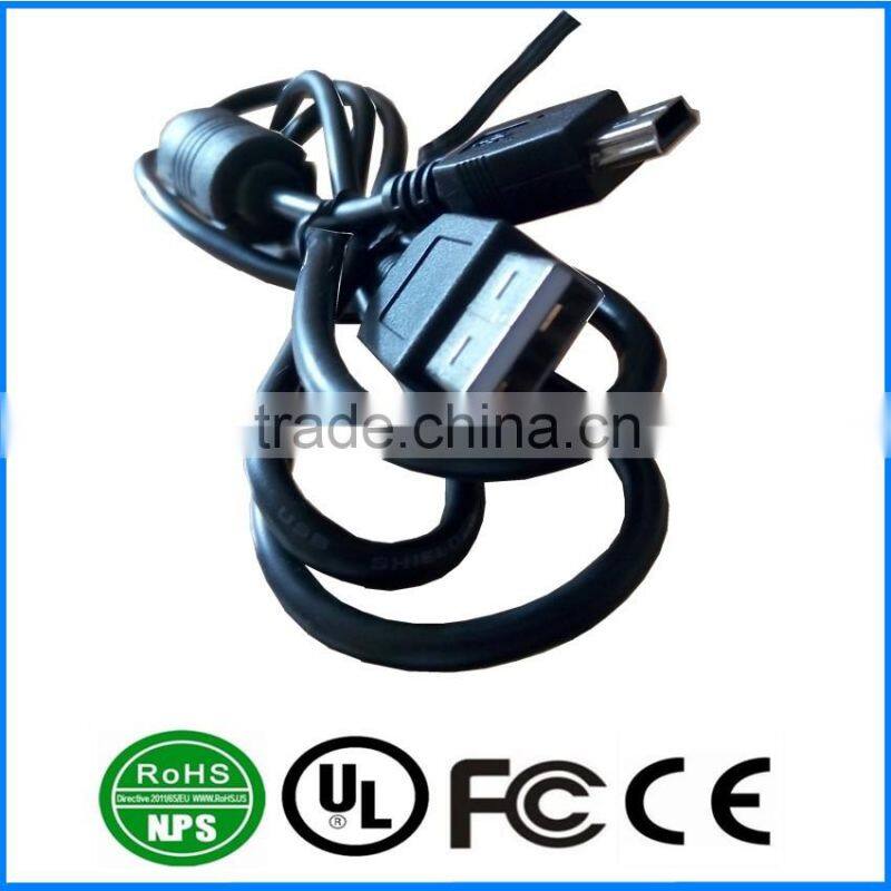 USB2.0 To Mini B Cable High Speed Datawire Extension Adapter Cable Power Supply For Phone MP3 MP4