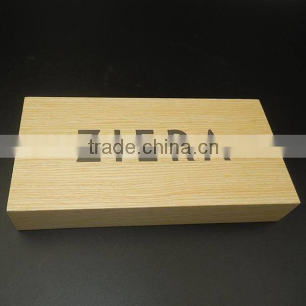 Manufacturer Wood Logo Block with OEM/ODM