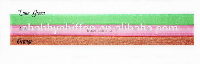 Floral Print Fold Over Elastic for Baby Headbands Choice color of 5/8 inch FOE Elastic By The Yard