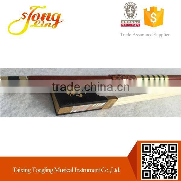brazil wood stick with ebony violin bow frogs