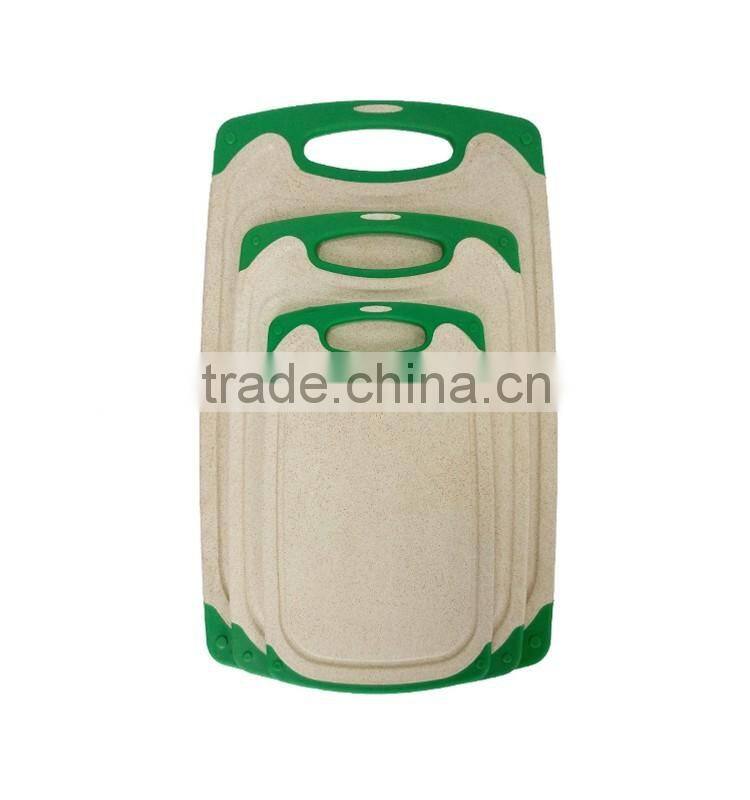 Cheap plastic rice cutting board set