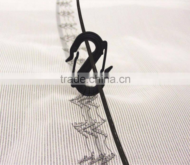 Plastic Double S HOOK shade net bird net anti hail net cherry cover S clip