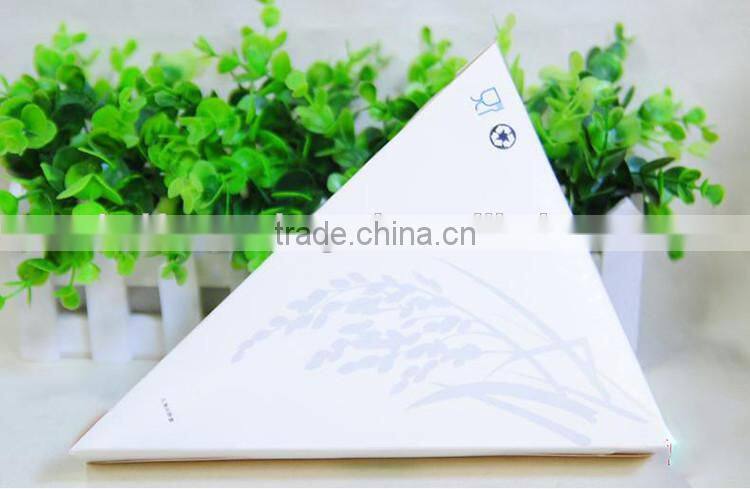 triangle shape top delivery box custom printing pizza box