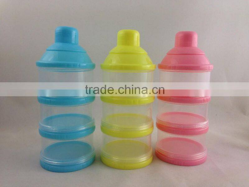 hot selling 3 compartments milk powder dispenser container