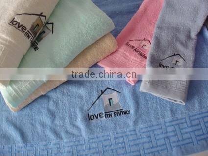 100% cotton luxury decorative bath towel sets