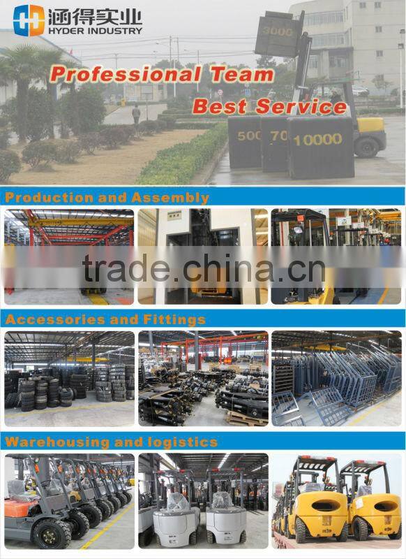 forklift with paper roll clamp