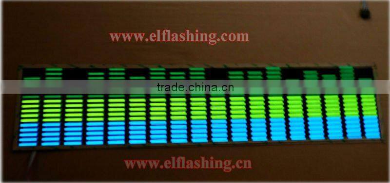 mix color EL Car Sticker