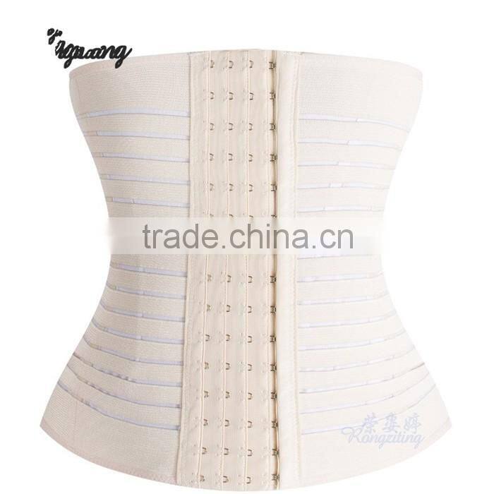 high waist women latex steel boned latex waist trainer free underwear