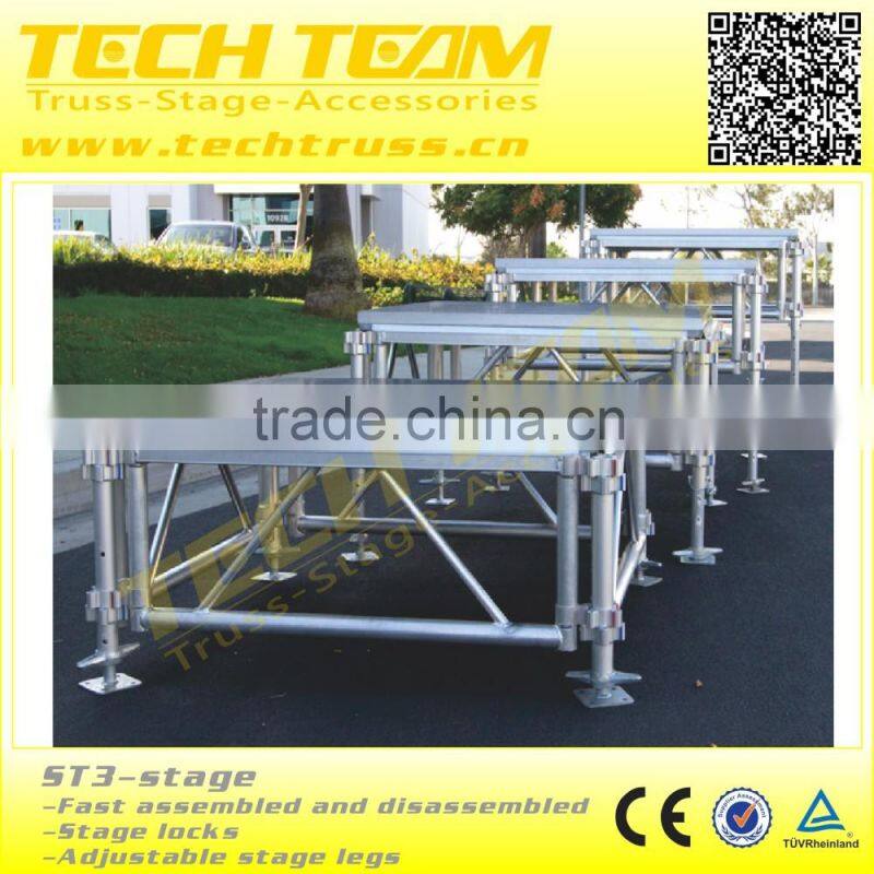ST3-Stage Adjustable Wedding concert stage decoration