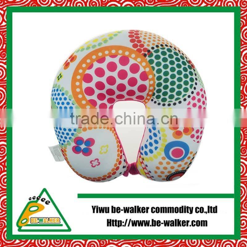 Solid Color Neck Rest Support Coussins Stuffed PP Cotton